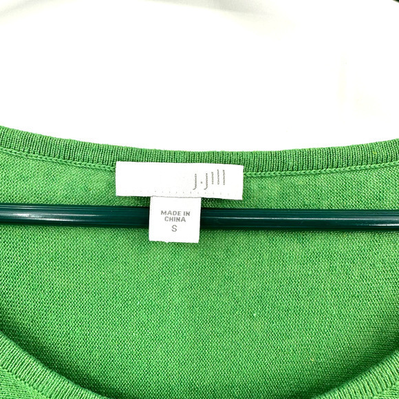 J Jill size small linen blend green top‎ - Picture 3 of 6